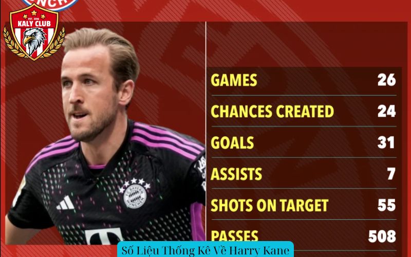 Số Liệu Thống Kê Về Harry Kane