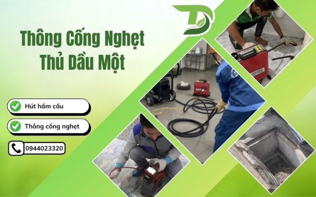 thông cống nghẹt thủ dầu một